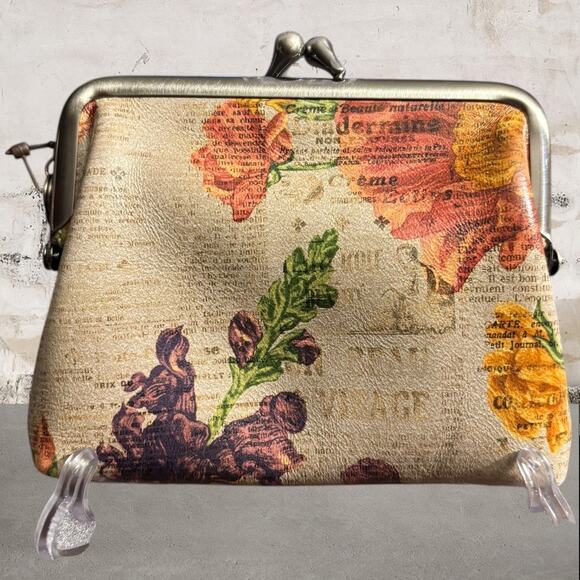 Patricia Nash NWT Leather Borse Coin Purse - Picture 1 of 6